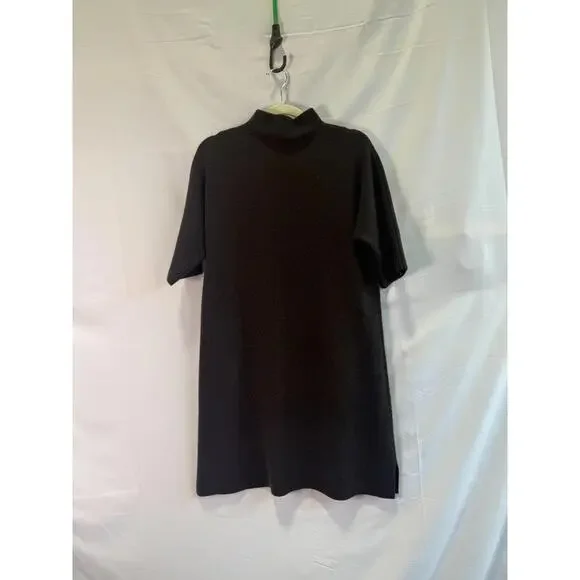 Ann Mashburn Brown Rowan Funnel Neck Dress Size M - Picture 4 of 5